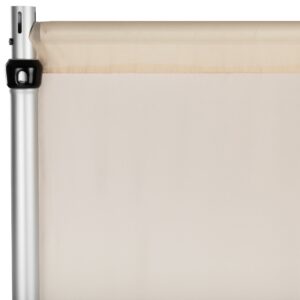 Alternative view of Chiffon Curtain Drape 12ft H x 118" W Panel - Champagne