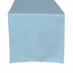 Alternative view of Crinkle Shimmer Table Runner - Baby Blue