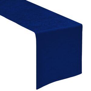 Crinkle Shimmer Table Runner - Royal Blue