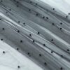 Pearl Tulle Fabric Roll 54" x 10 yds - Black