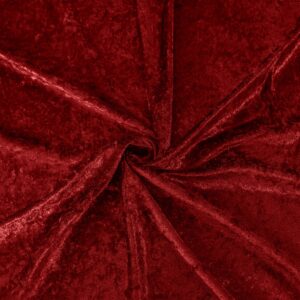10 yards Velvet Fabric Roll - Apple Red