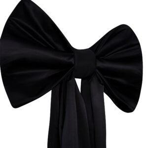 Alternative view of XL Giant Fabric Bow for Backdrop - Black