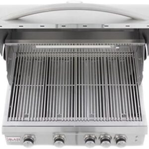 Alternative view of Blaze 32 Inch 4-Burner LTE Gas Grill with Rear Burner and Built-in Lighting System