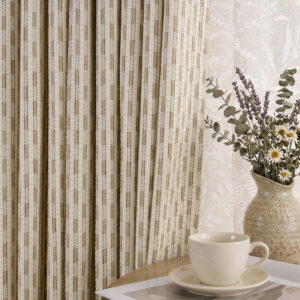 Chloe Wool Curtains Luxury Jacquard Heavyweight Classic Custom Drapes | Retro