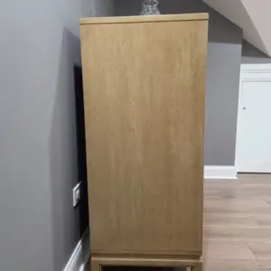 Alternative view of 1950s Vintage Highboy Dresser By Lindstrom Antique