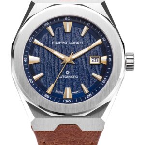 Matterhorn Blue Automatic Brown Leather