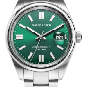 Attache Automatic Steel Green