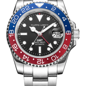 Aquadiver GMT Automatic Red & Blue