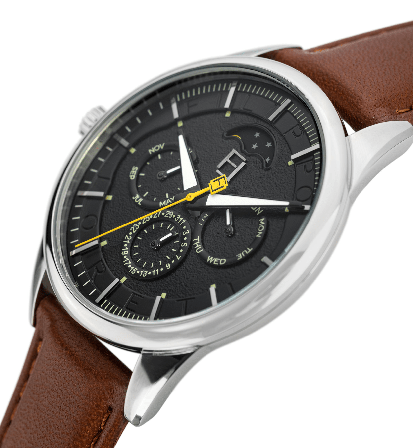 Fase Lunare NightRay Brown Leather - Image 2