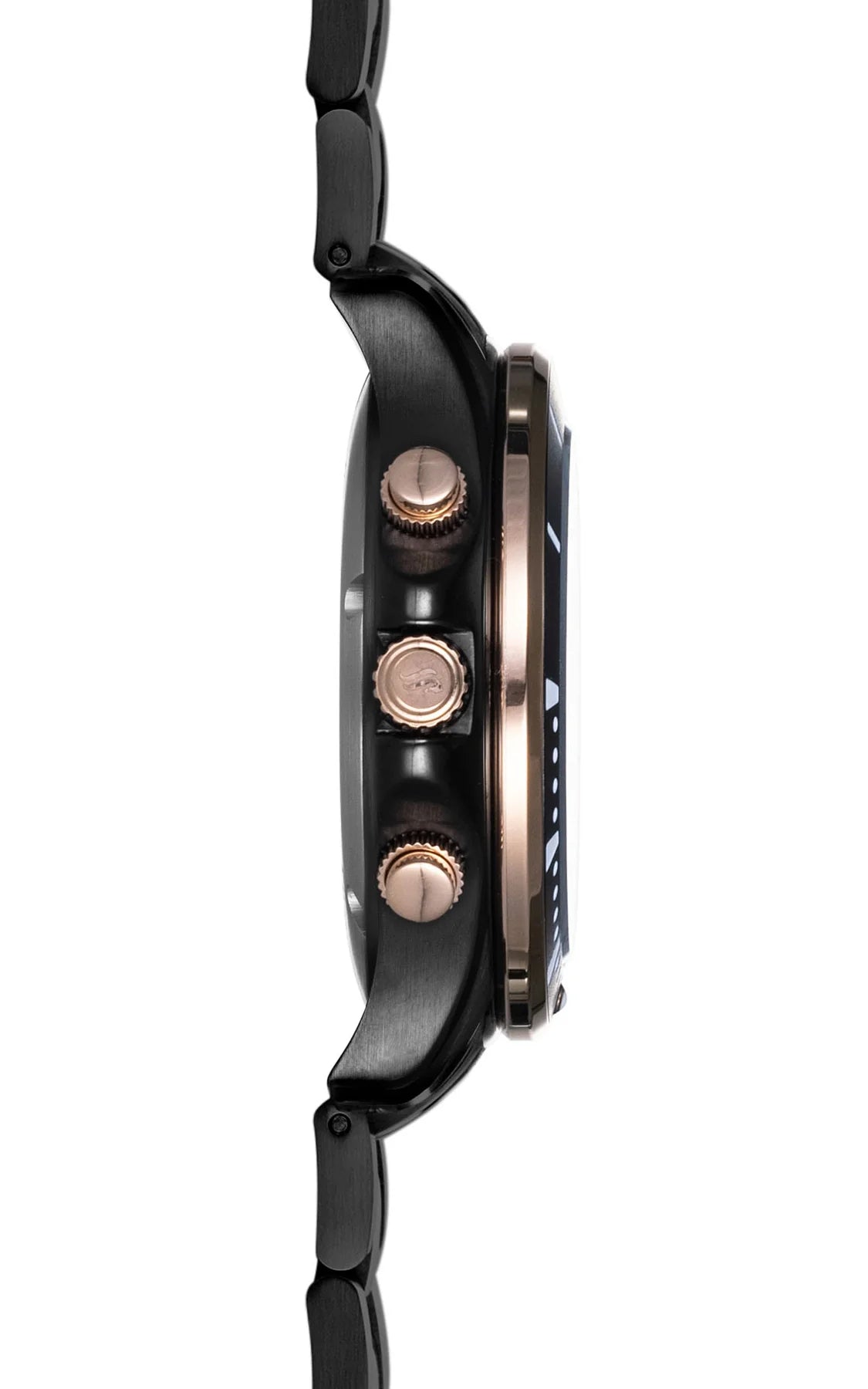 Odyssey Rose Gold Regatta Chrono Black Bracelet - Image 4
