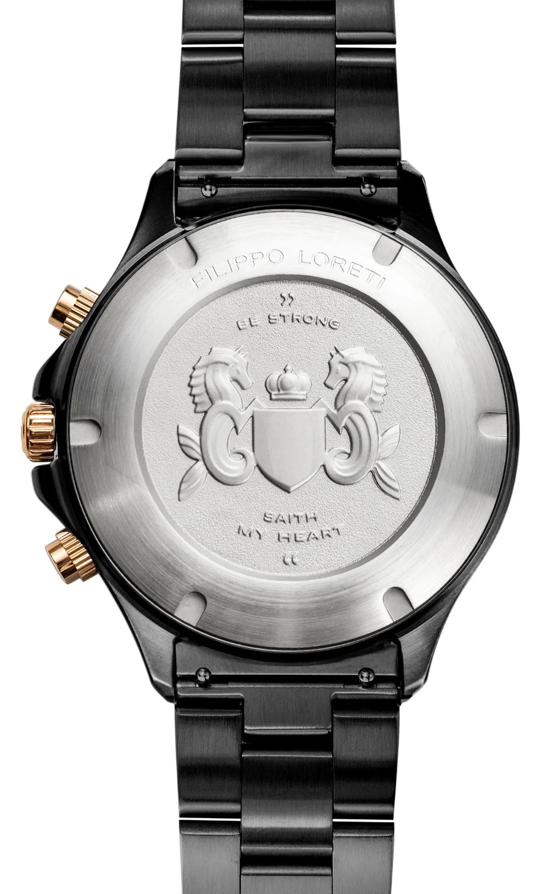 Odyssey Rose Gold Regatta Chrono Black Bracelet - Image 3