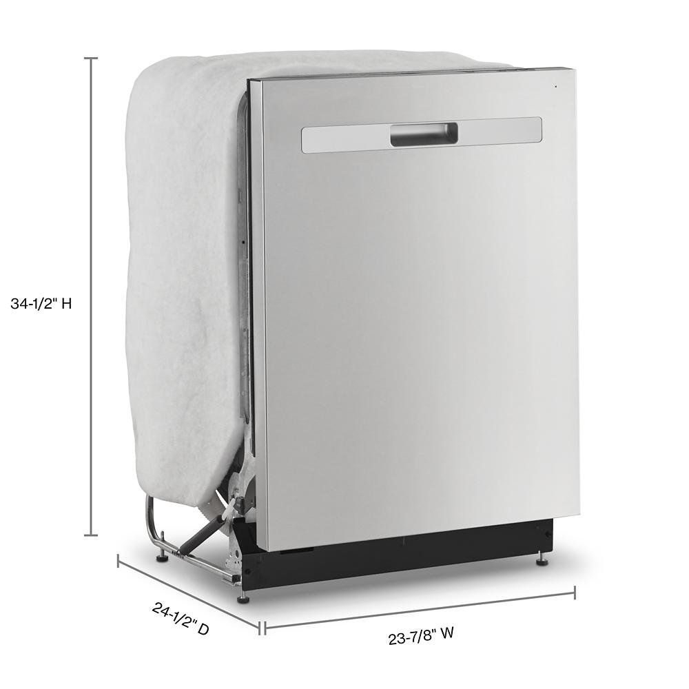 Whirlpool 24-inch Top Control Quiet Dishwasher with 3rd Rack Stainless Steel - Image 13