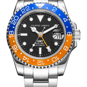 Aquadiver GMT Automatic Orange & Blue