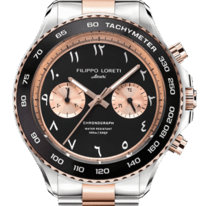 Ascari Arabic Dial Two Tone Rose Gold
