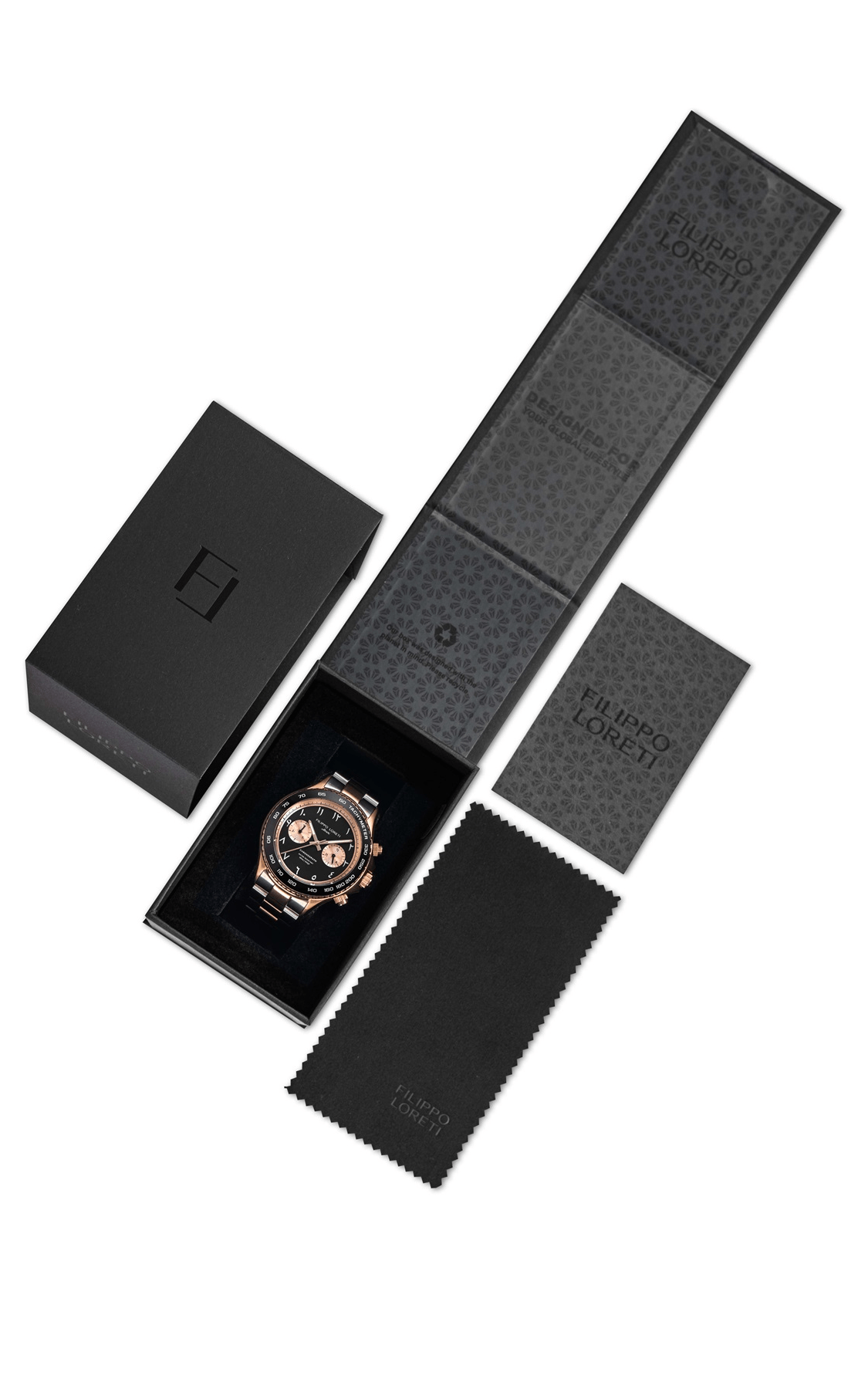 Ascari Arabic Dial Two Tone Rose Gold - Image 4