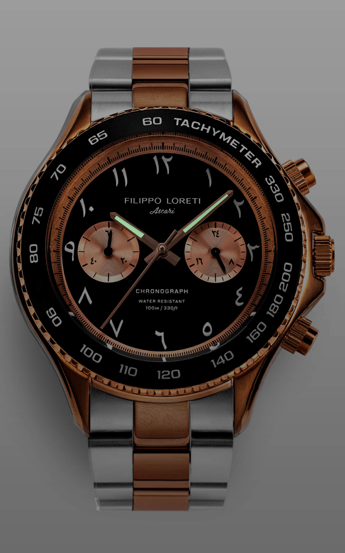 Ascari Arabic Dial Two Tone Rose Gold - Image 5