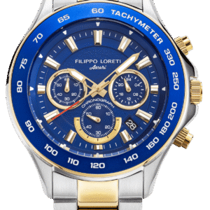 Ascari Monza Two Tone Blue Gold Large Edition