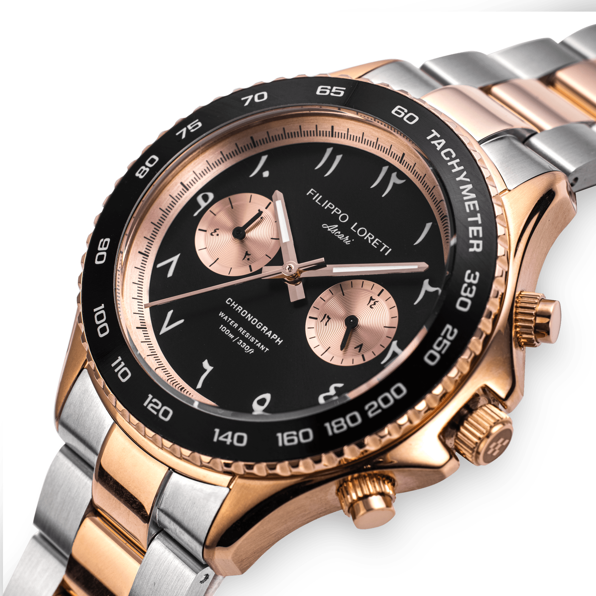 Ascari Arabic Dial Two Tone Rose Gold - Image 2