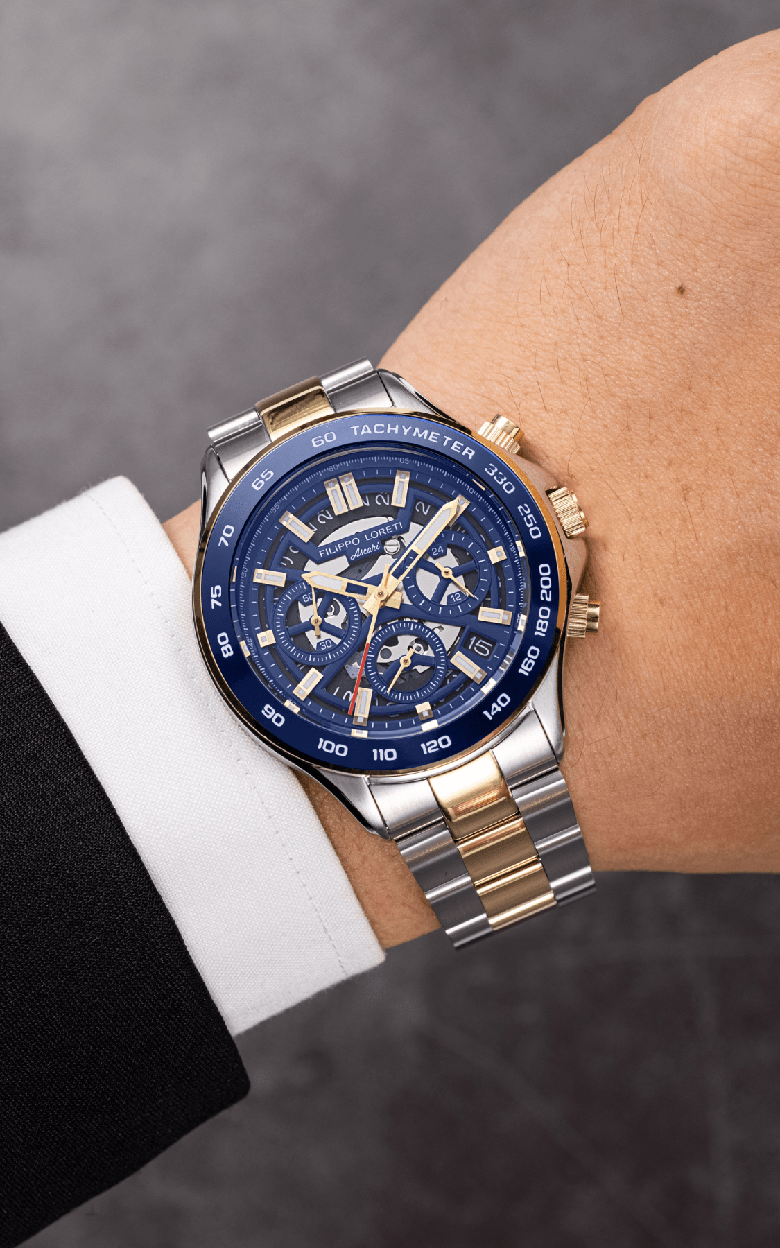 Ascari Monza Skeleton Two Tone Blue - Image 5