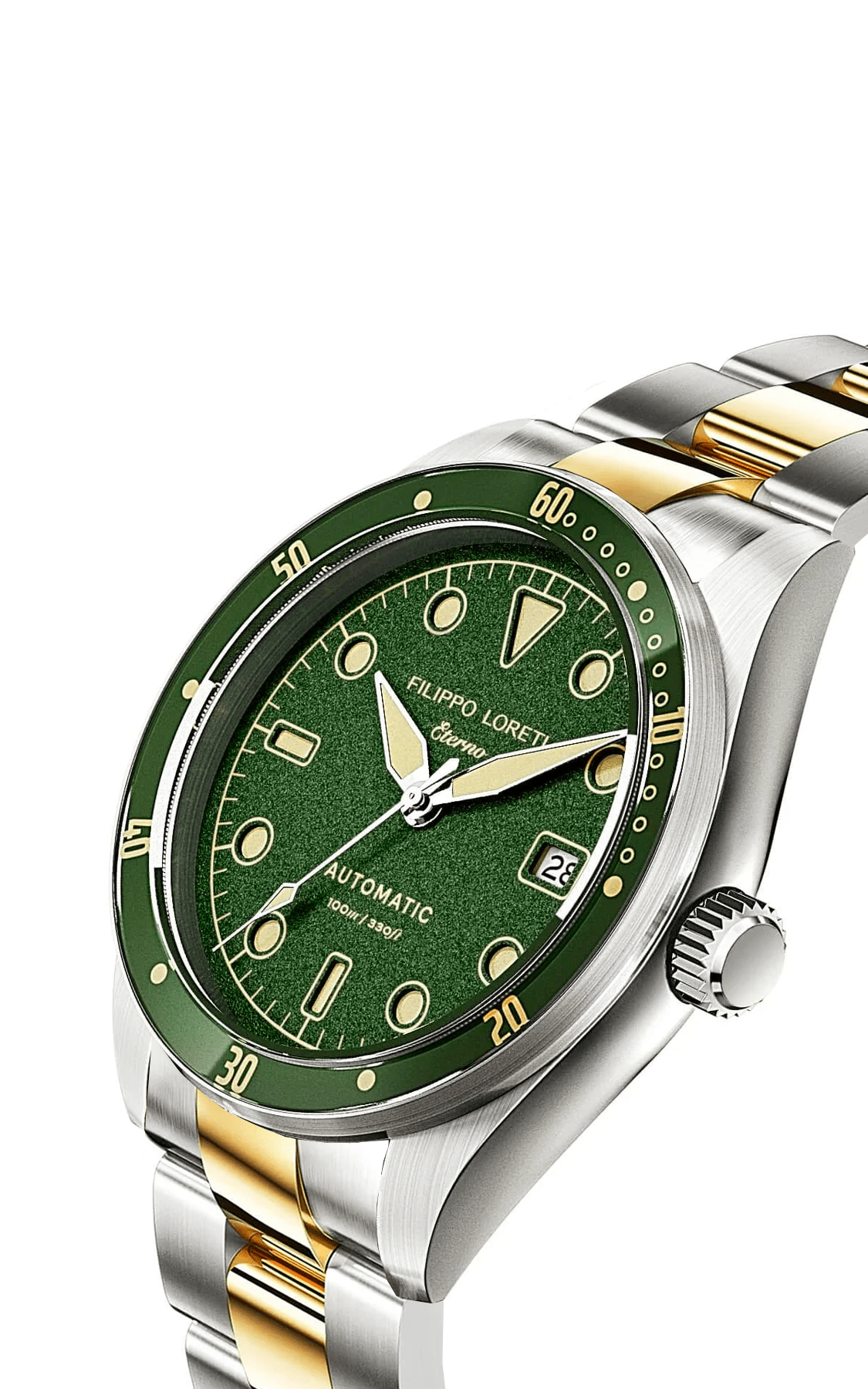 Eterno Automatic Two Tone Gold Diver - Image 2