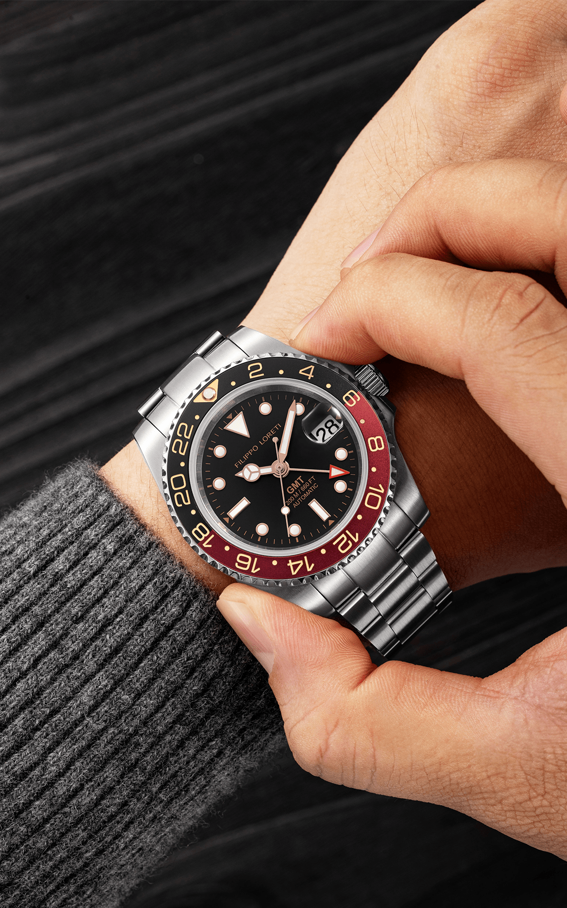 Aquadiver GMT Automatic Black & Red - Image 6